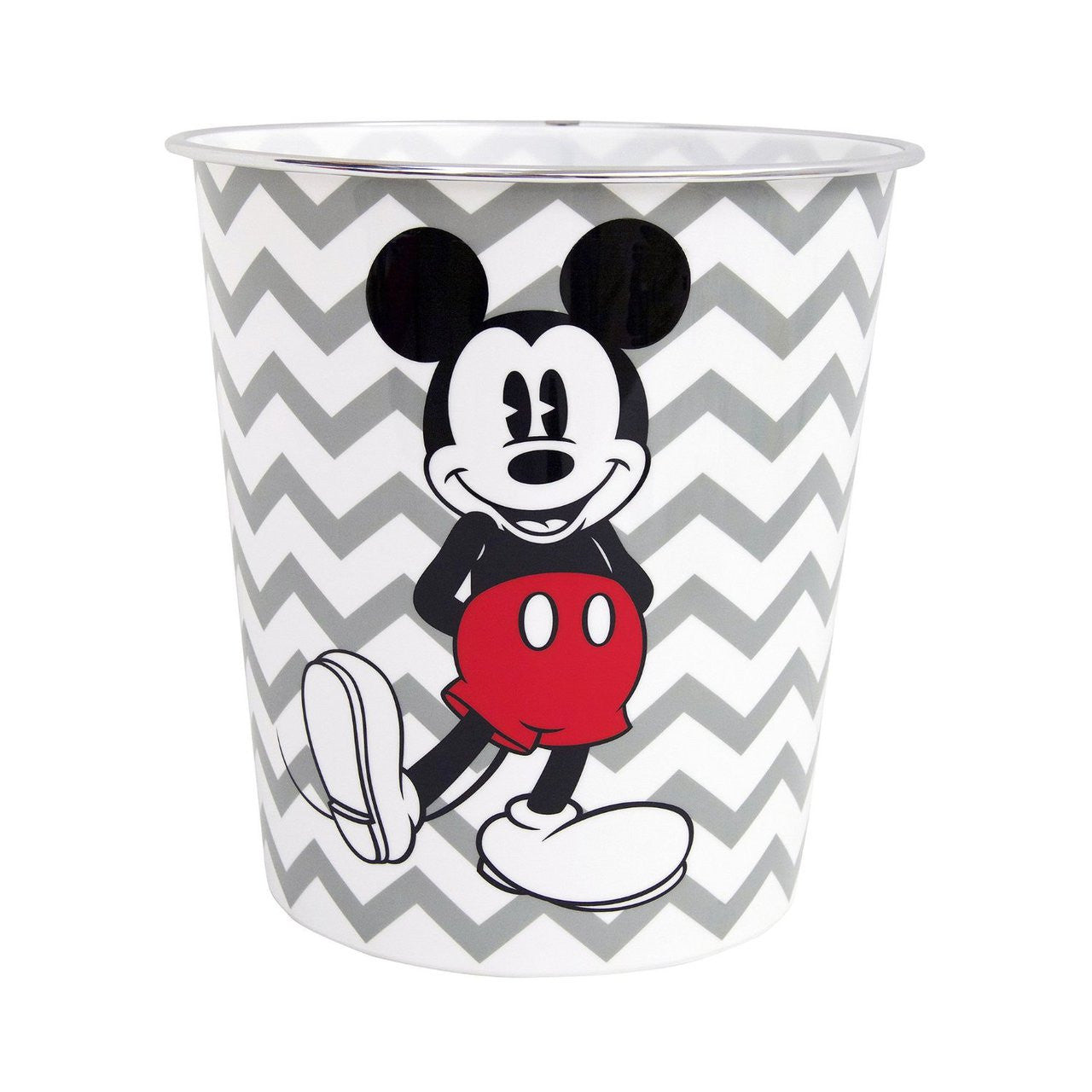 Disney Chevron Mickey Mouse Wastebasket
