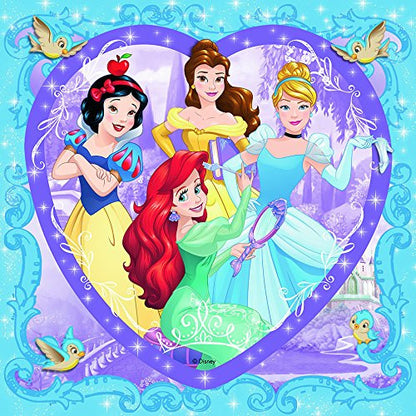 Disney Princesses Heart Shaped Puzzle