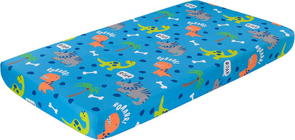 Everyday Kids 4 Piece Dinosaurs Toddler Bedding Set