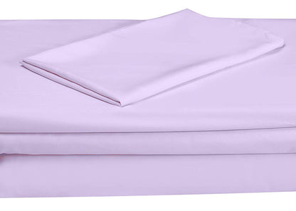 Everyday Kids 4 Piece Toddler Bedding Set - Solid Purple