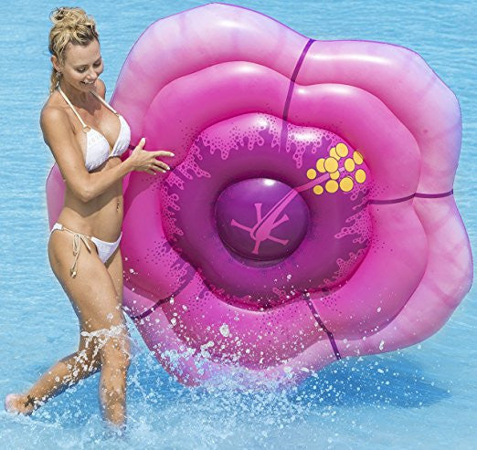 Coconut Pool Floats; Hibiscus Flower Pool Raft