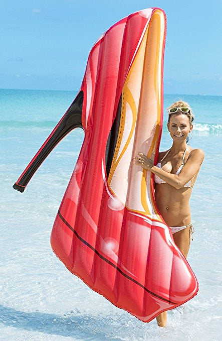 Red High Heel Pool Float