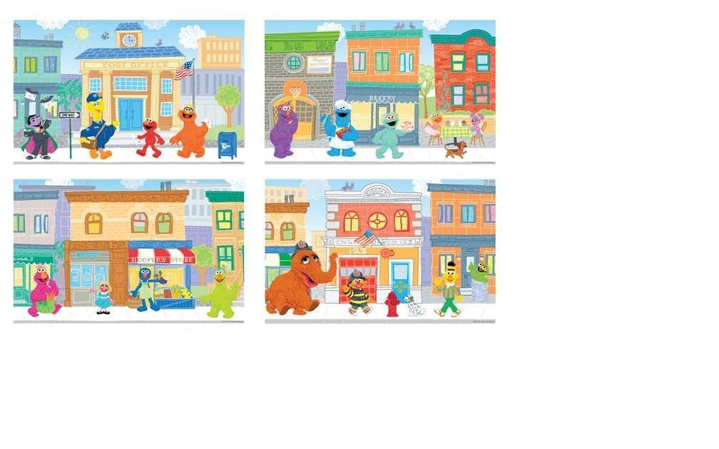 Sesame Street Elmo 7-Pack Wood Puzzles