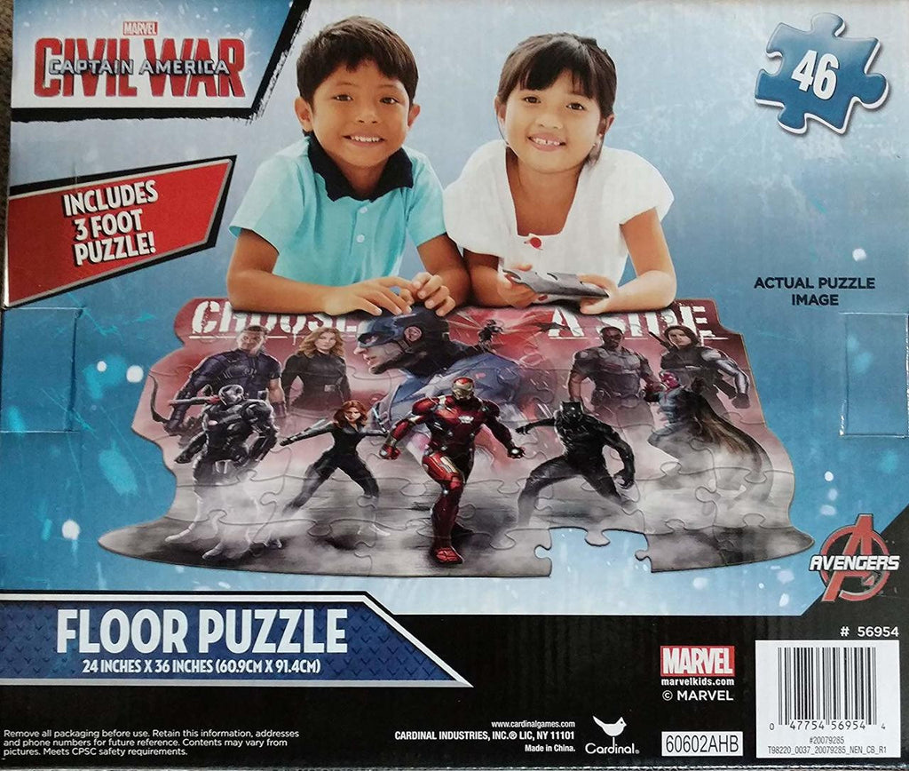 Marvel Captain America Civil War 46 piece Floor Puzzle