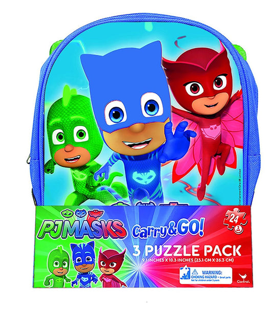 PJ Masks Backpack Puzzle (3 Pack)