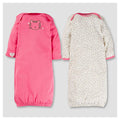 Baby Girls' 2pk Cotton Gown - Kitty 0-6M