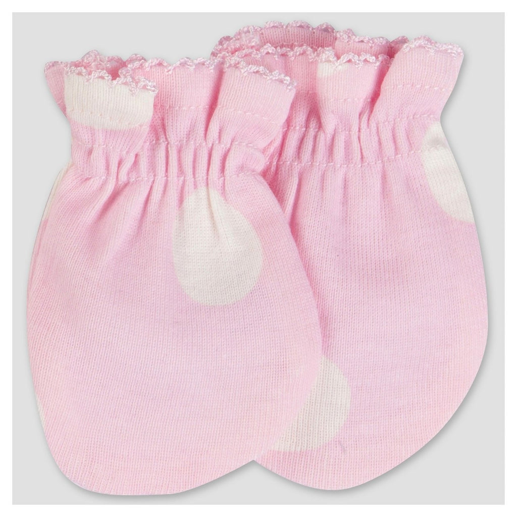 Gerber Baby Girls' 6-Pack Scratch Mitts