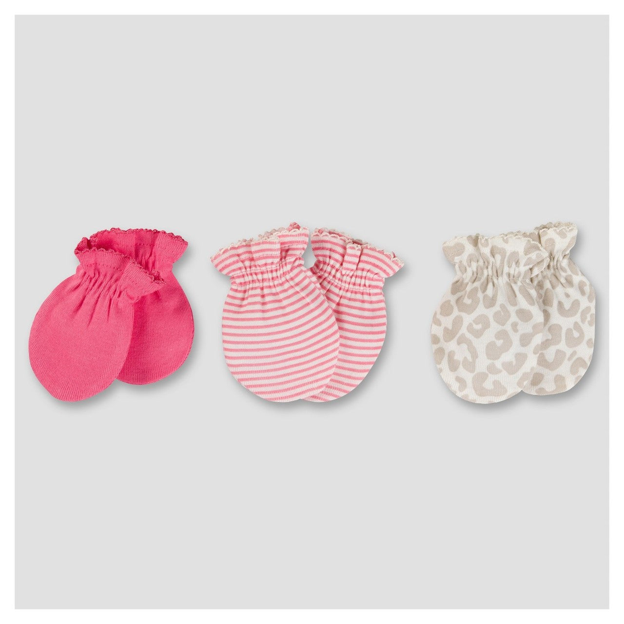 Gerber Baby Girls' 6-Pack Scratch Mitts