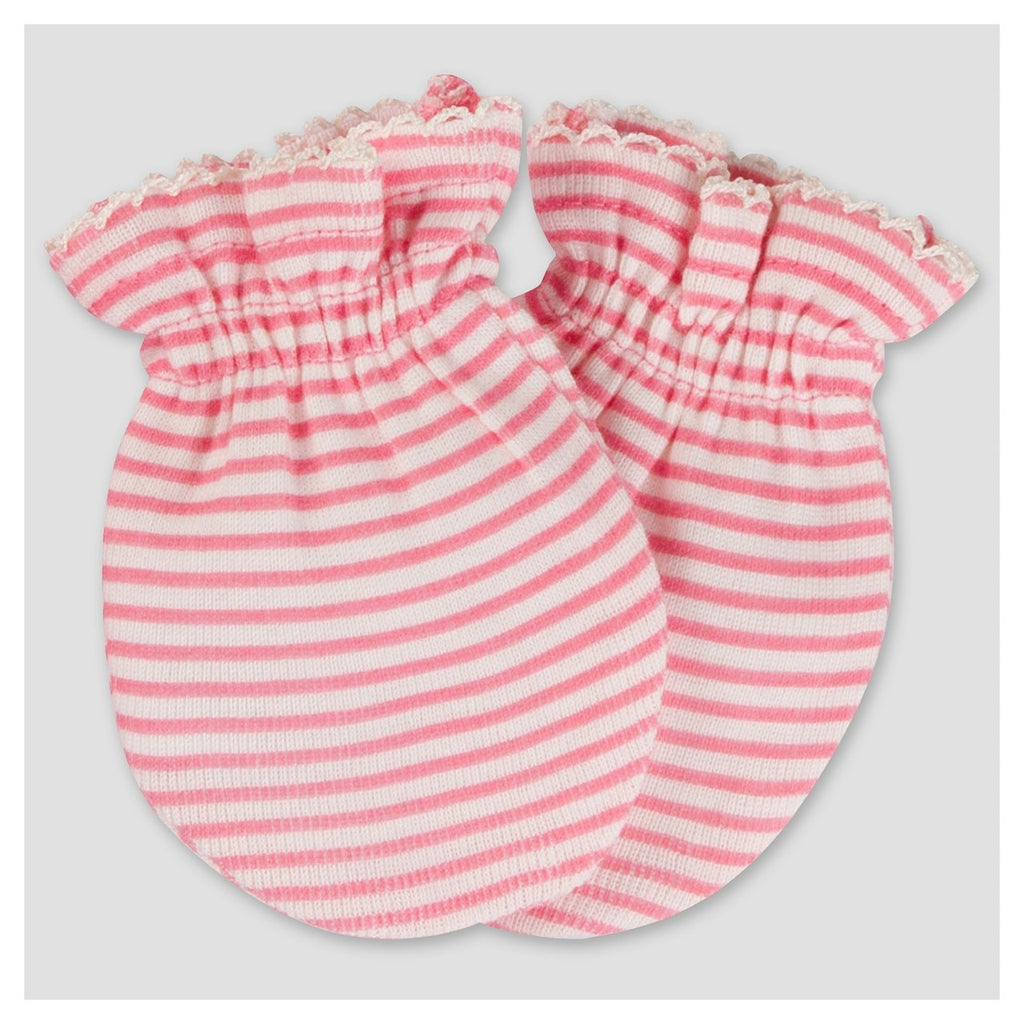 Gerber Baby Girls' 6-Pack Scratch Mitts