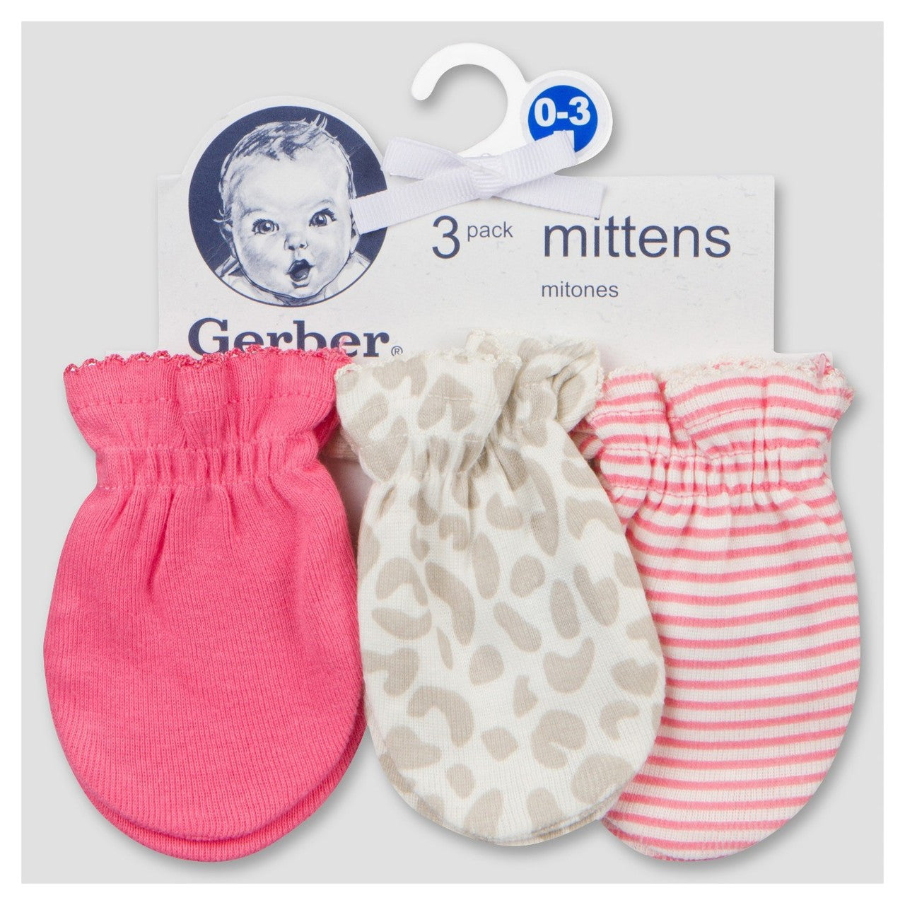 Gerber Baby Girls' 6-Pack Scratch Mitts