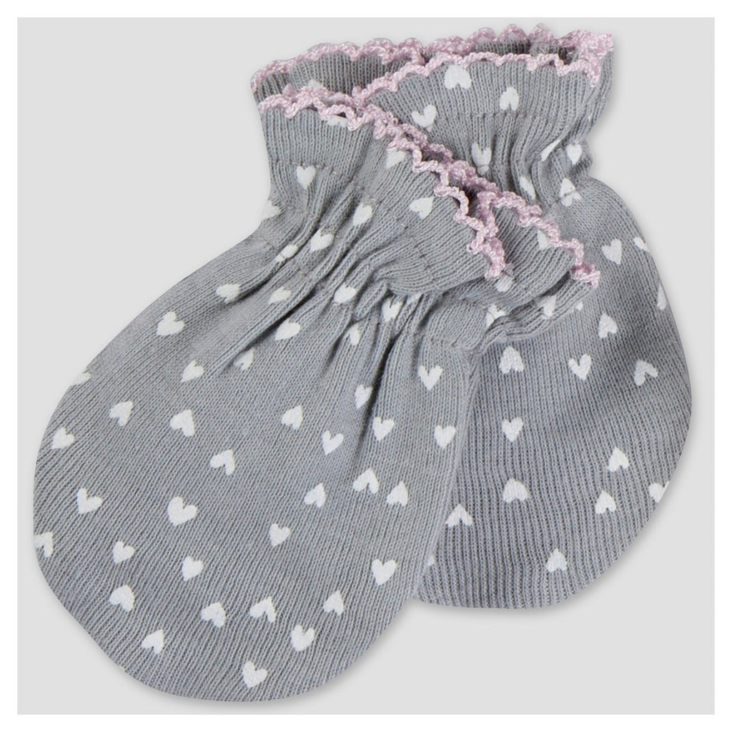 Gerber Baby Girls' 6-Pack Scratch Mitts