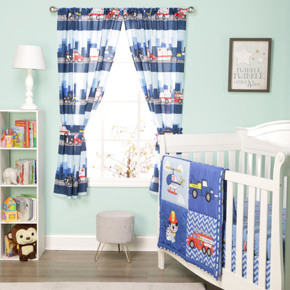Everyday Kids Rescue Fire and Police Drapes
