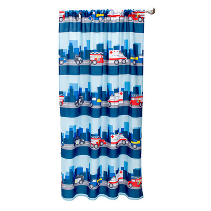 Everyday Kids Rescue Fire and Police Drapes