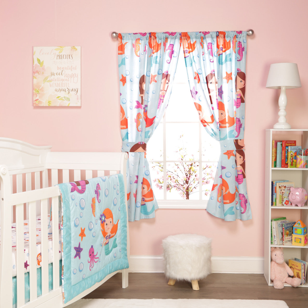 Everyday Kids Mermaid Undersea Adventure Drapes