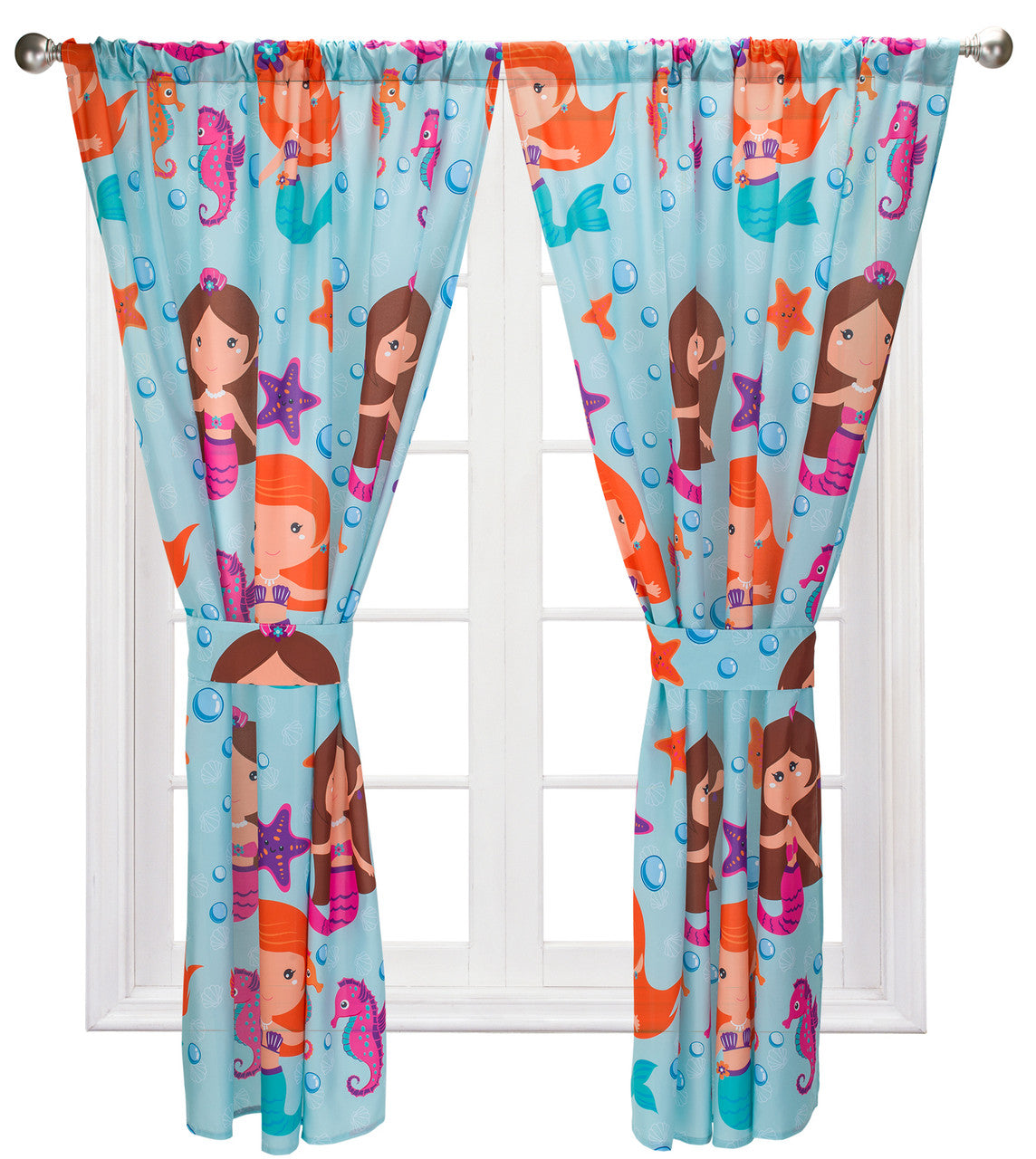 Everyday Kids Mermaid Undersea Adventure Drapes