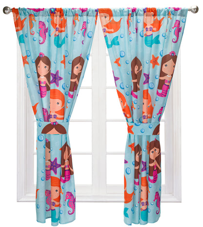 Everyday Kids Mermaid Undersea Adventure Drapes