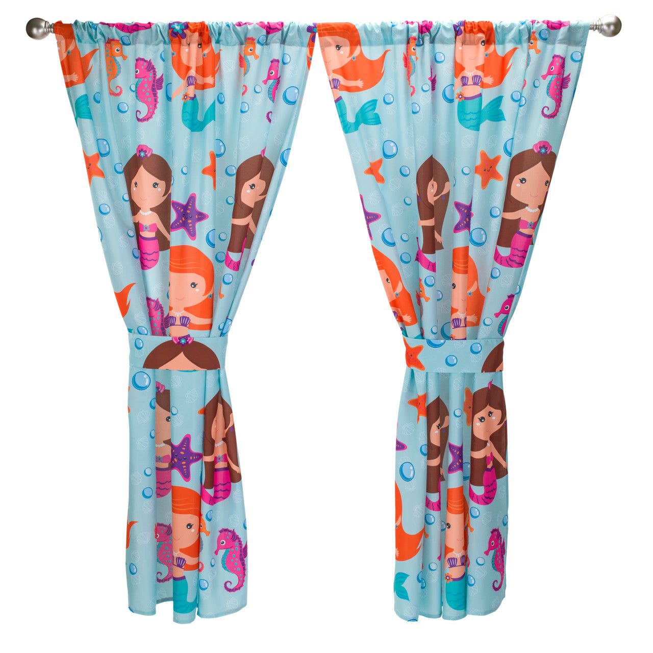 Everyday Kids Mermaid Undersea Adventure Drapes