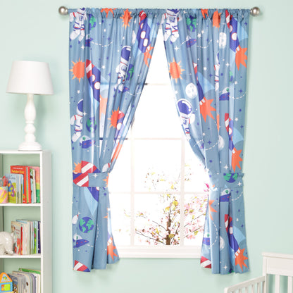 Everyday Kids Outer Space Adventures Drapes