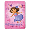 Dora the Explorer "Butterfly Dances" Fleece Throw Blanket