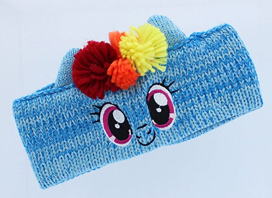 My Little Pony Girl's Knit Headband/Earmuffs (Rainbow Dash)