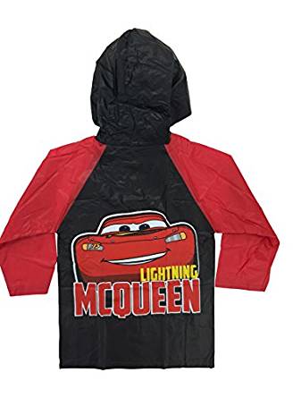 Disney Cars Lightning McQueen Raincoat Slicker