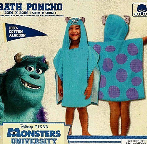 Disney/Pixar Monsters University Sully Hooded Bath Poncho