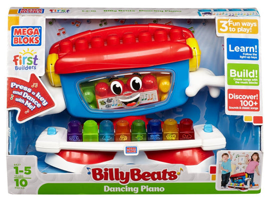 Mega Bloks First Builders Billy Beats Dancing Piano