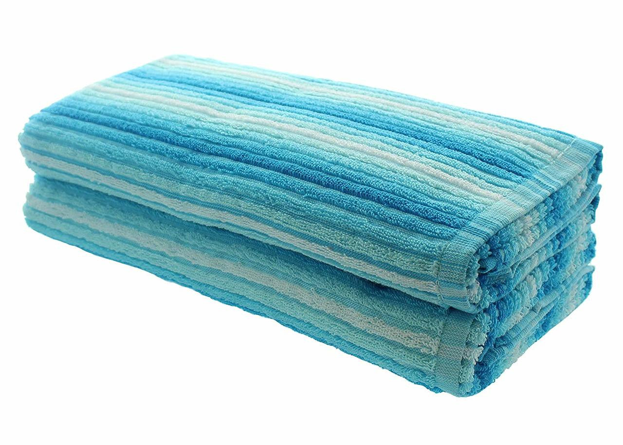 Blue Cabana Ombre Beach Towels - 2 Pack