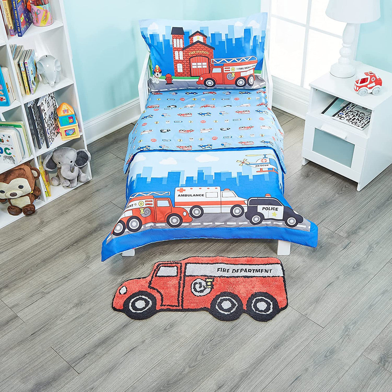 Everyday Kids Firetruck Rug