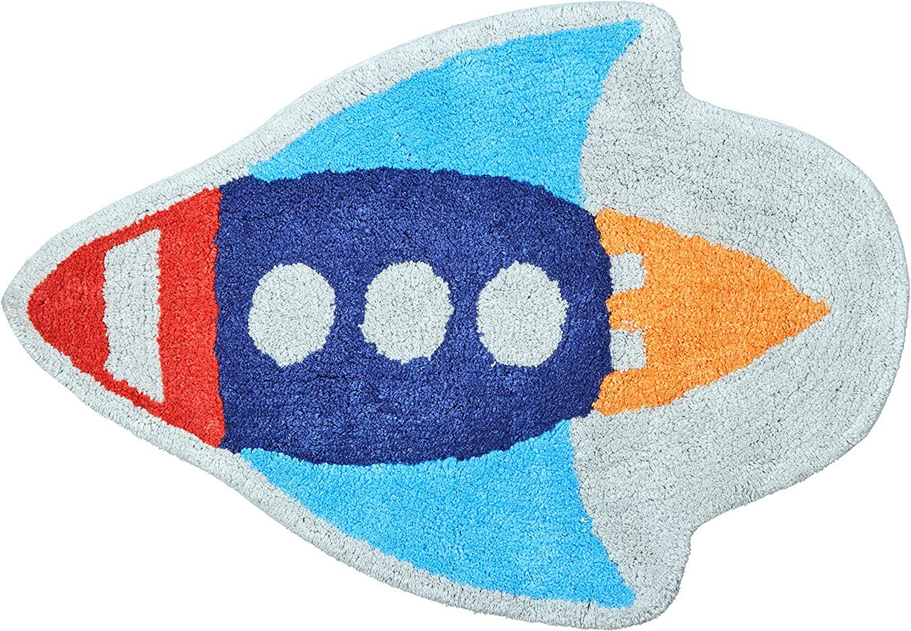 Everyday Kids Space Rocket Ship Rug