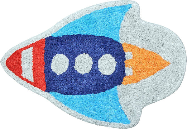 Everyday Kids Space Rocket Ship Rug