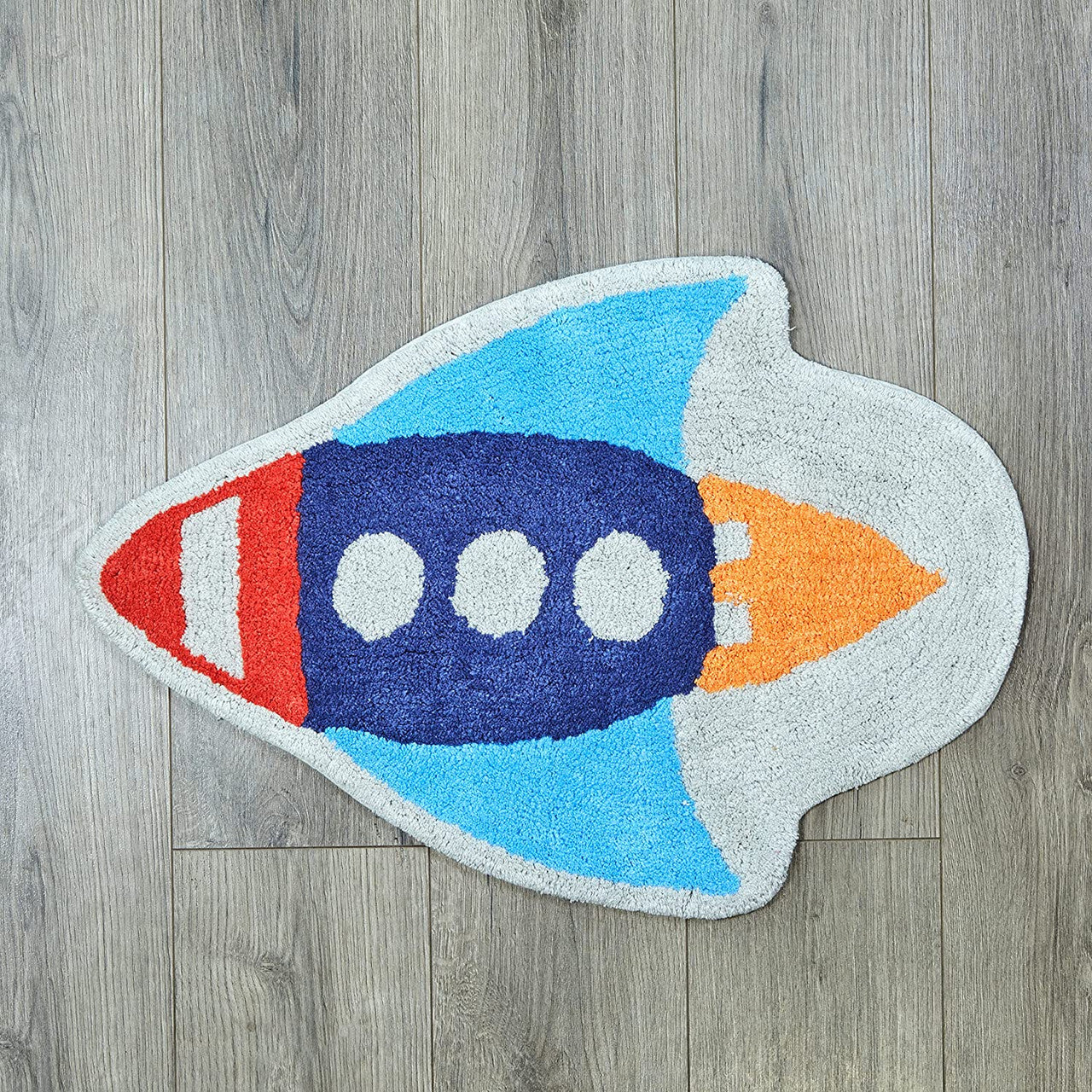 Everyday Kids Space Rocket Ship Rug