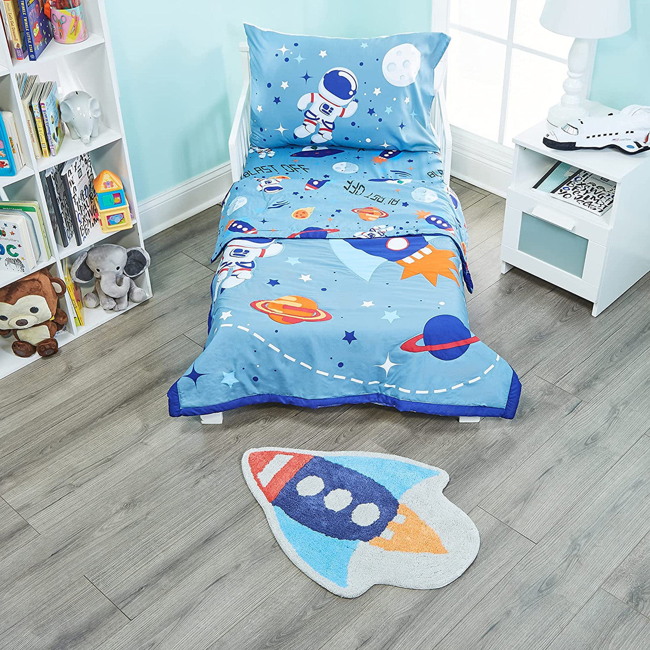 Everyday Kids Space Rocket Ship Rug
