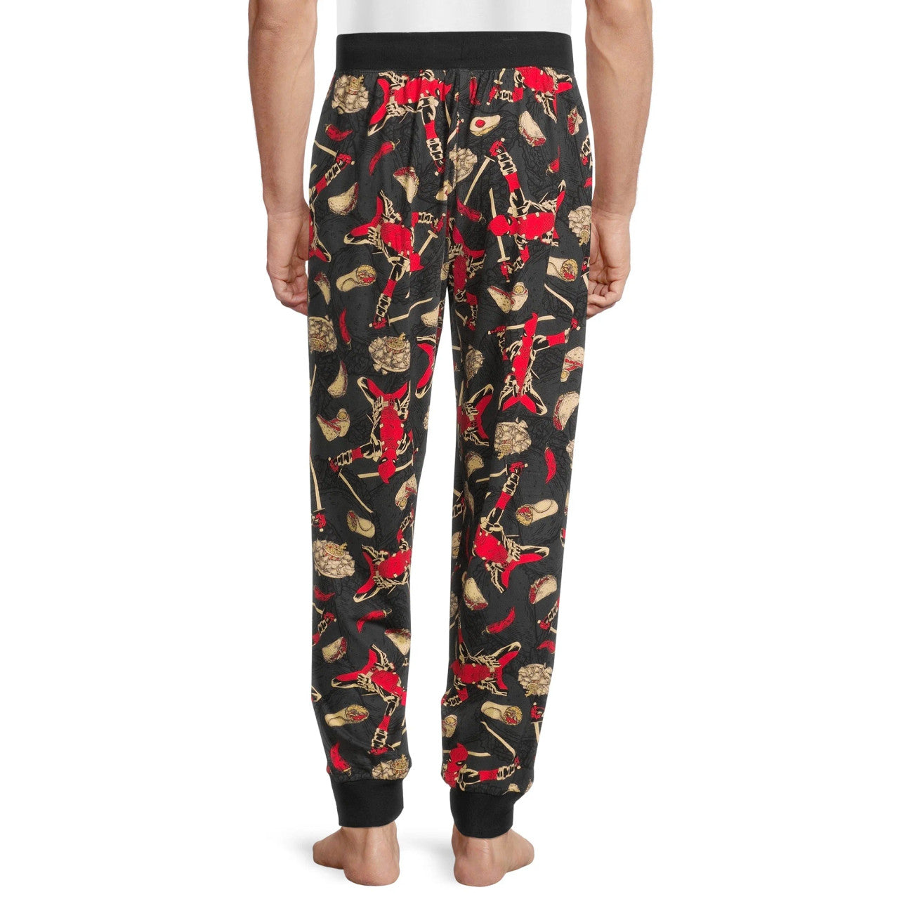 Marvel Deadpool Men’s Sleep Pants Lounge Pajama Bottoms