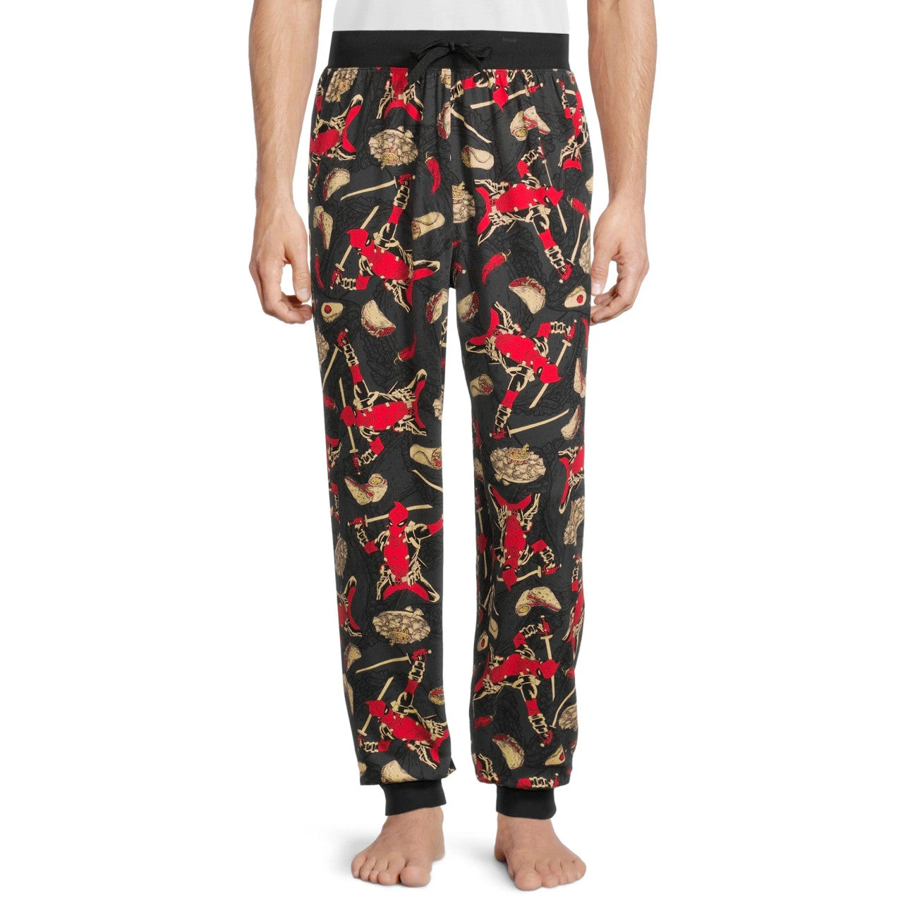 Marvel Deadpool Men’s Sleep Pants Lounge Pajama Bottoms