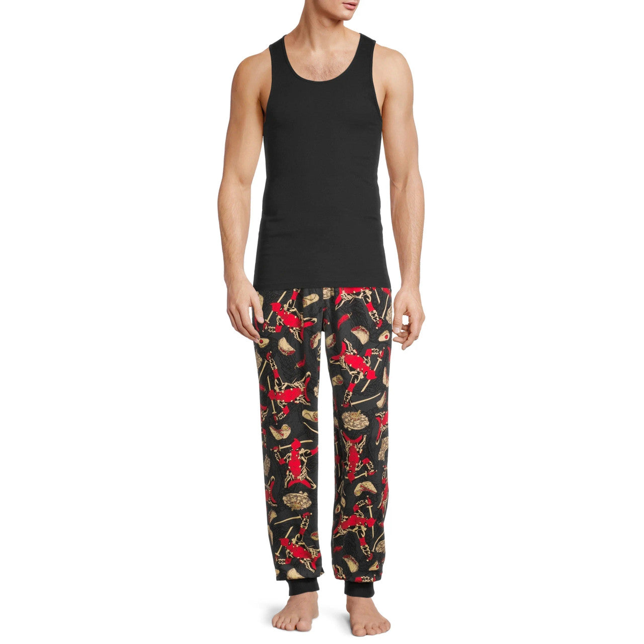 Marvel Deadpool Men’s Sleep Pants Lounge Pajama Bottoms