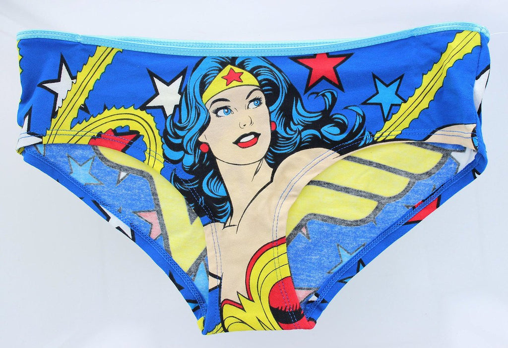DC Comics Wonder Woman 3 Pack Panties for Women (Small)