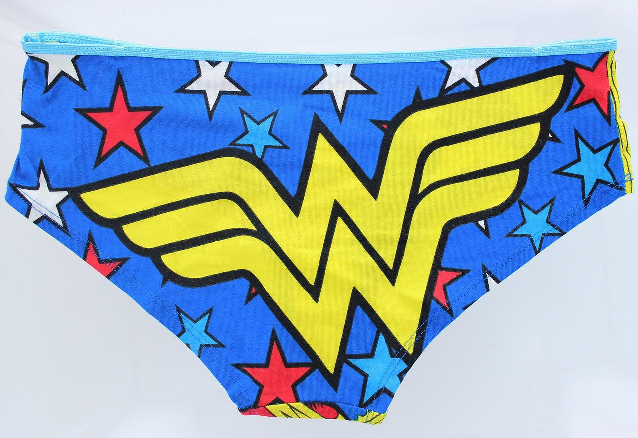 DC Comics Wonder Woman 3 Pack Panties for Women (X-Large)