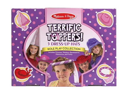 Role Play/Dress-Up Hats for Girls - Pack of 5