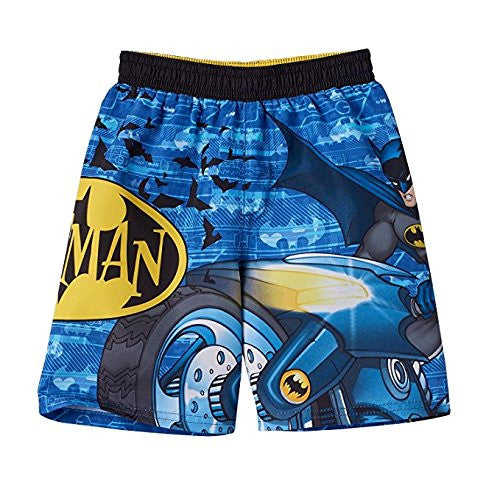 Batman Toddler 'Batcycle' Swimming Trunks