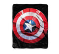 Avengers 'Captain America Shield' Silky Soft Throw