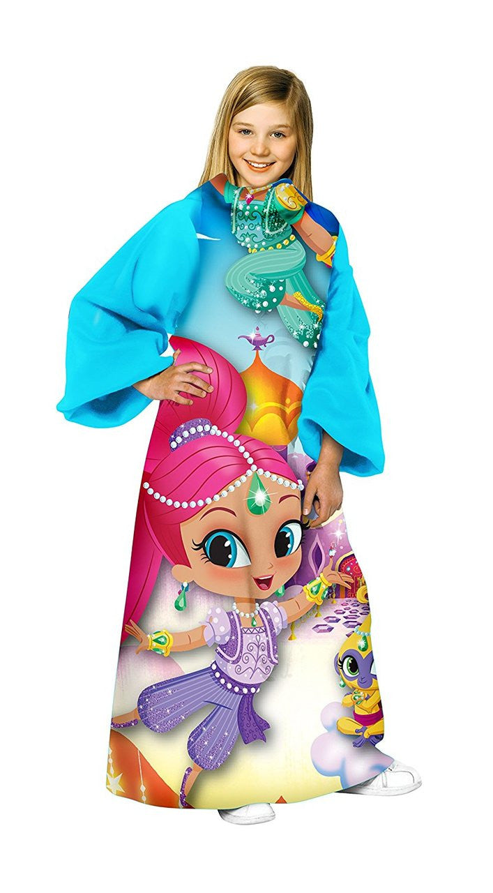 Girls Shimmer and Shine Youth Comfy Throw