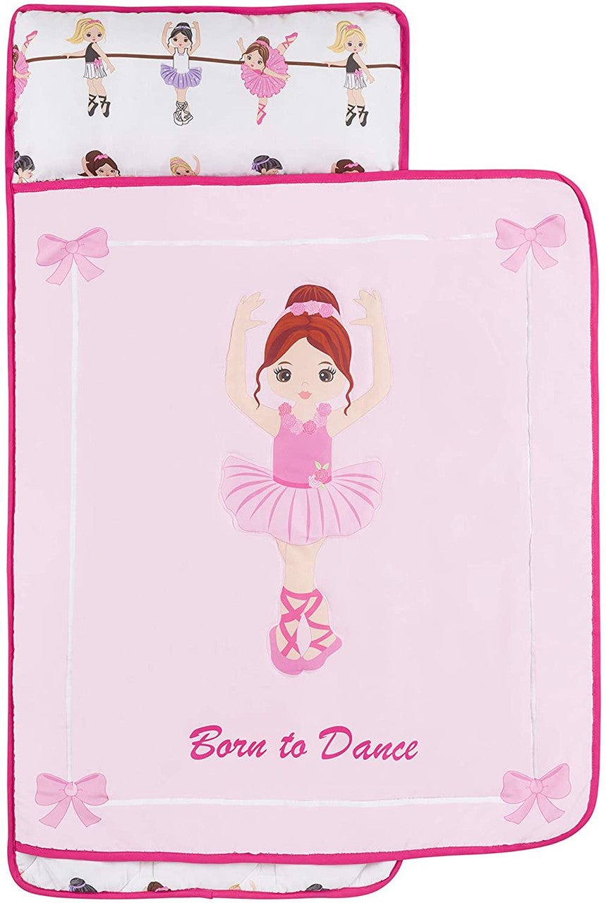 Everyday Kids Toddler Nap Mat with Pillow- Born to Dance