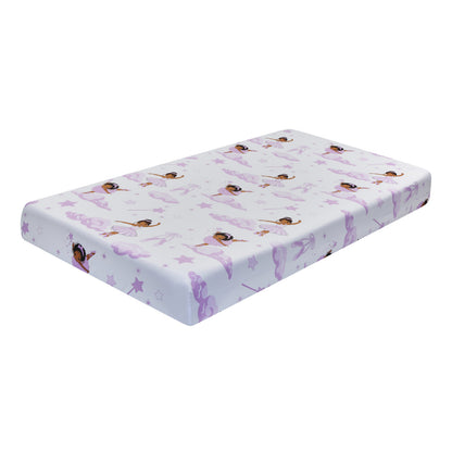 Everyday Kids 2 Piece African American Ballerina Toddler Sheets Set