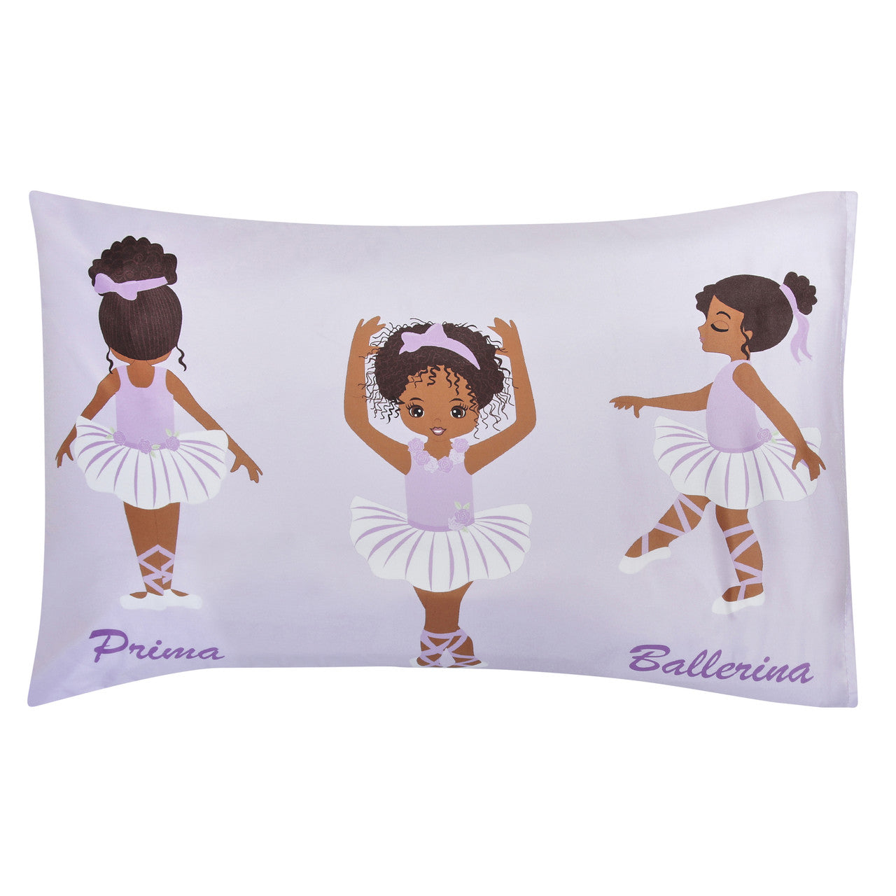 Everyday Kids 2 Piece African American Ballerina Toddler Sheets Set