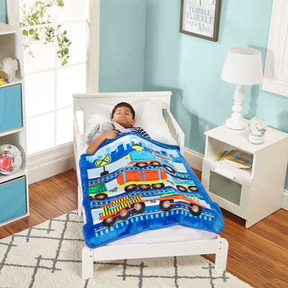 Everyday Kids Toddler Throw Blanket - Choo Choo Train