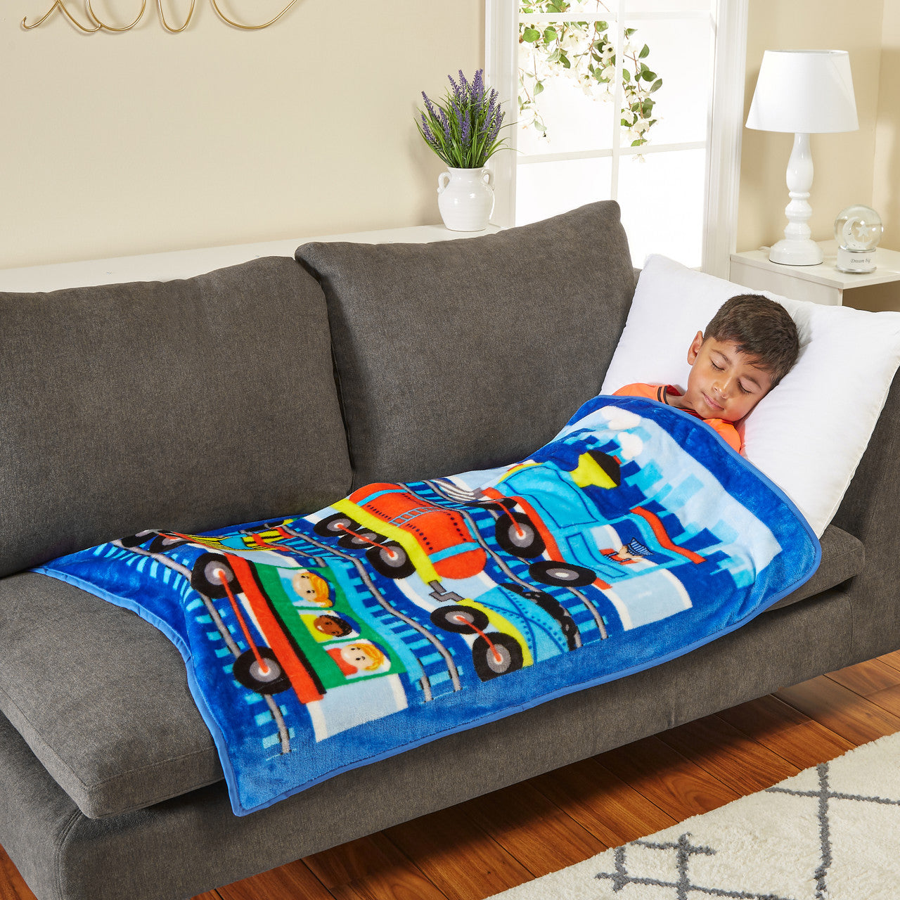 Everyday Kids Toddler Throw Blanket - Choo Choo Train