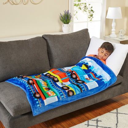 Everyday Kids Toddler Throw Blanket - Choo Choo Train