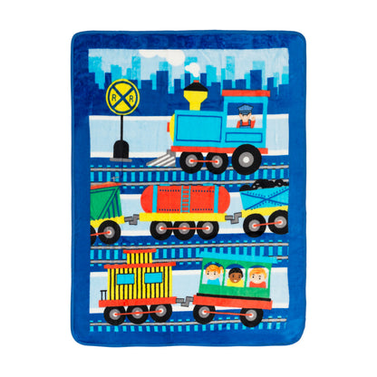 Everyday Kids Toddler Throw Blanket - Choo Choo Train