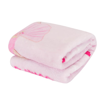 EVERYDAY KIDS Toddler Throw Blanket - Ballerina Born to Dance